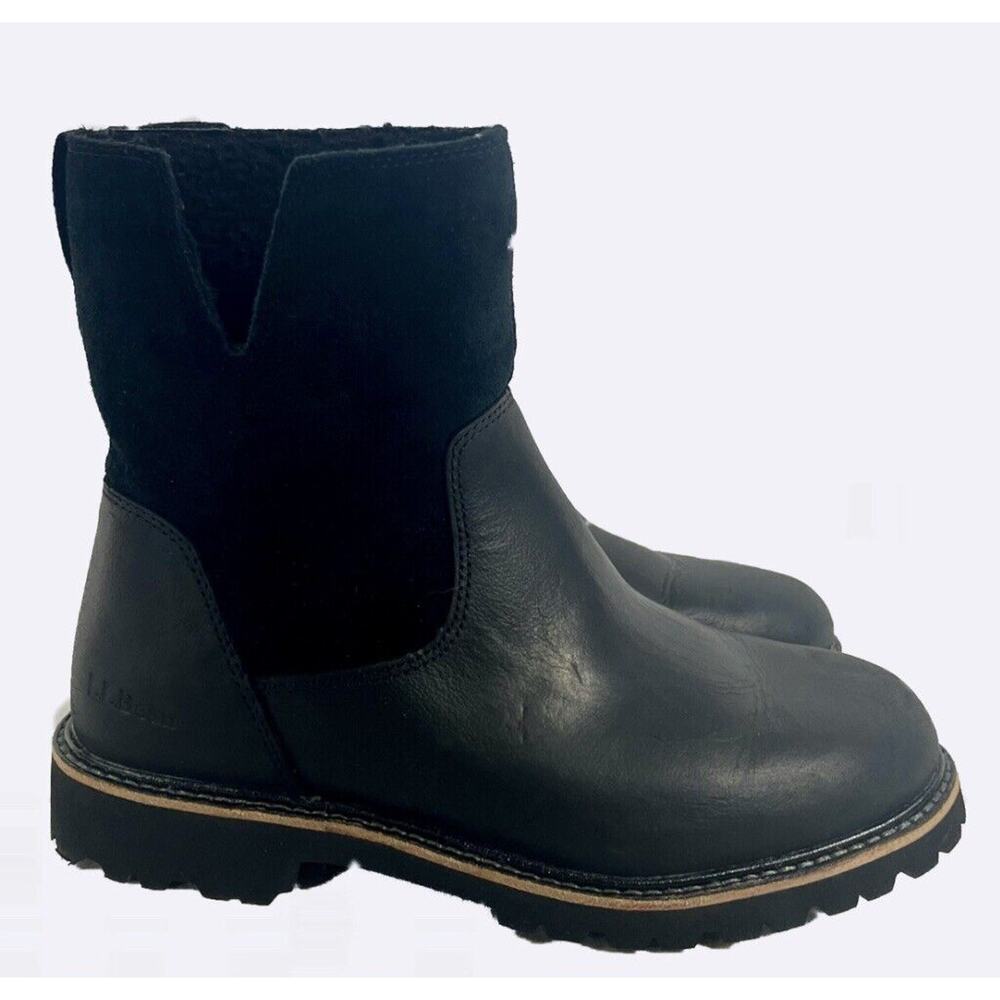 L.L. Bean Black Ankle Boots - Picture 3 of 7